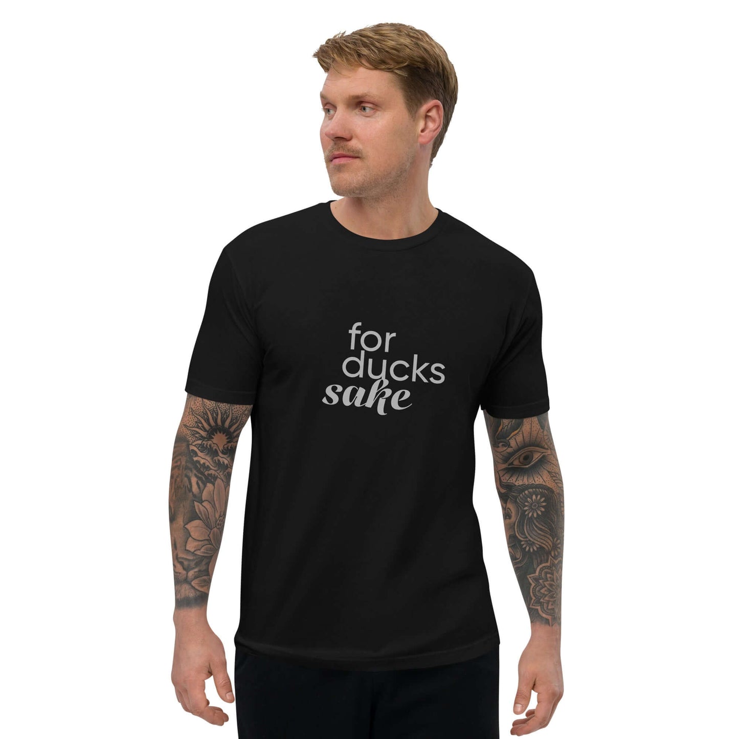 Men's Short Sleeve T-shirt - for ducks sake