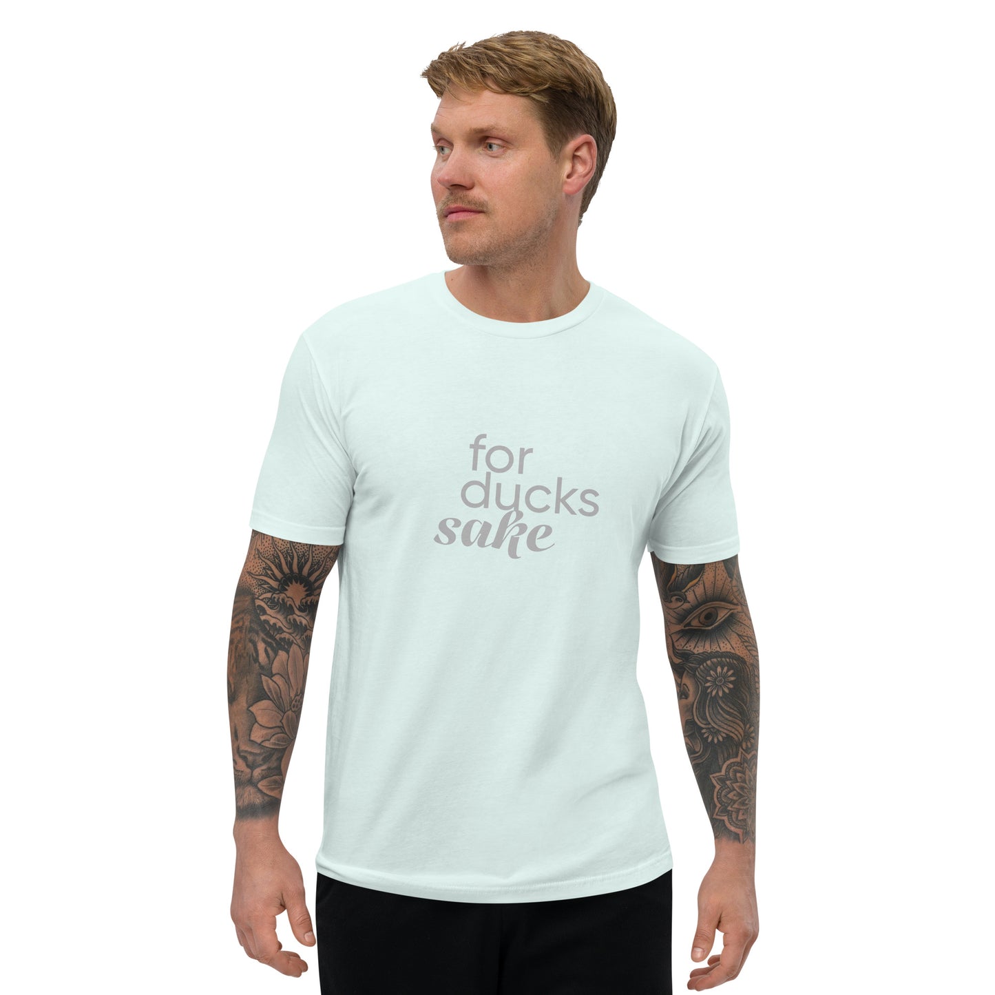 Men's Short Sleeve T-shirt - for ducks sake