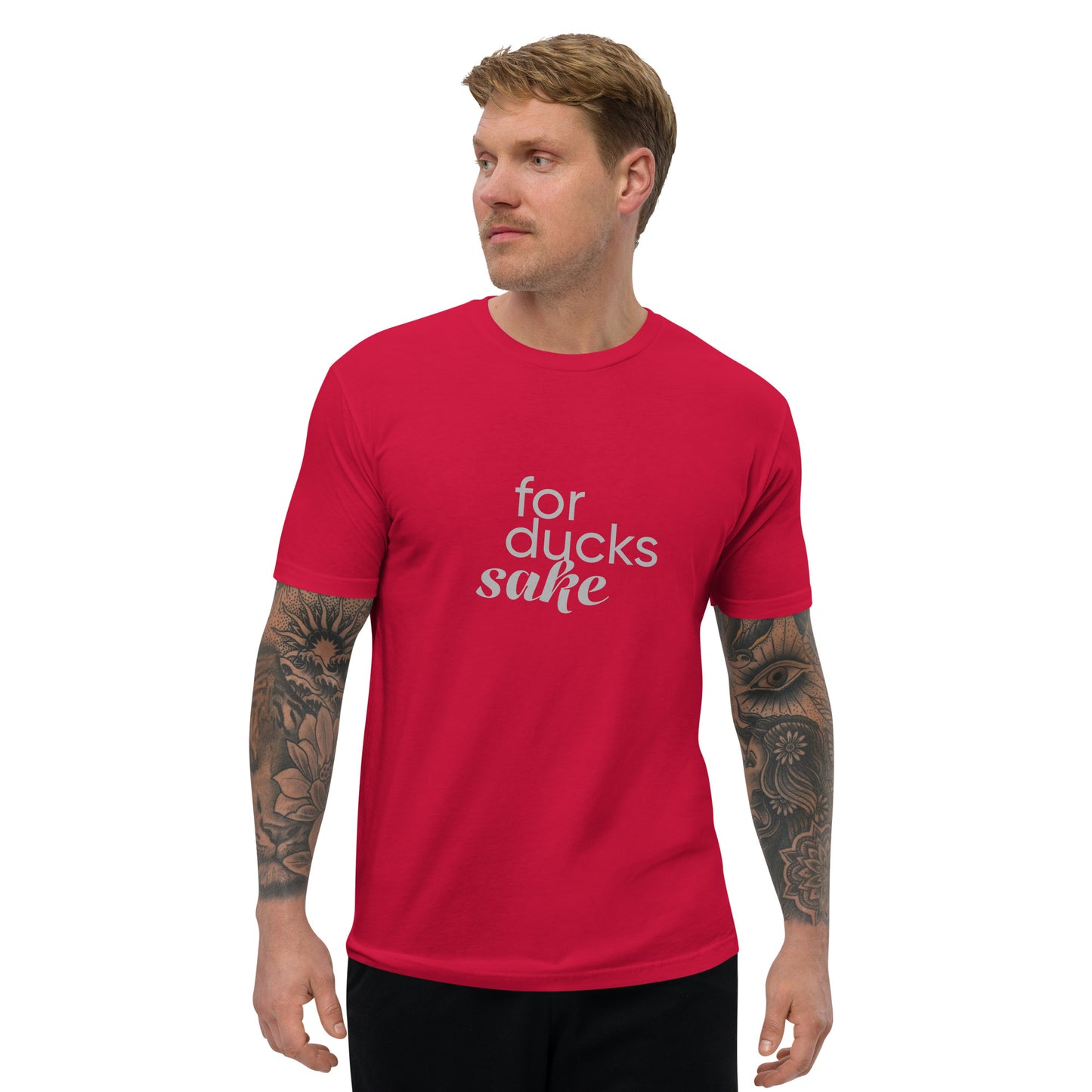 Men's Short Sleeve T-shirt - for ducks sake