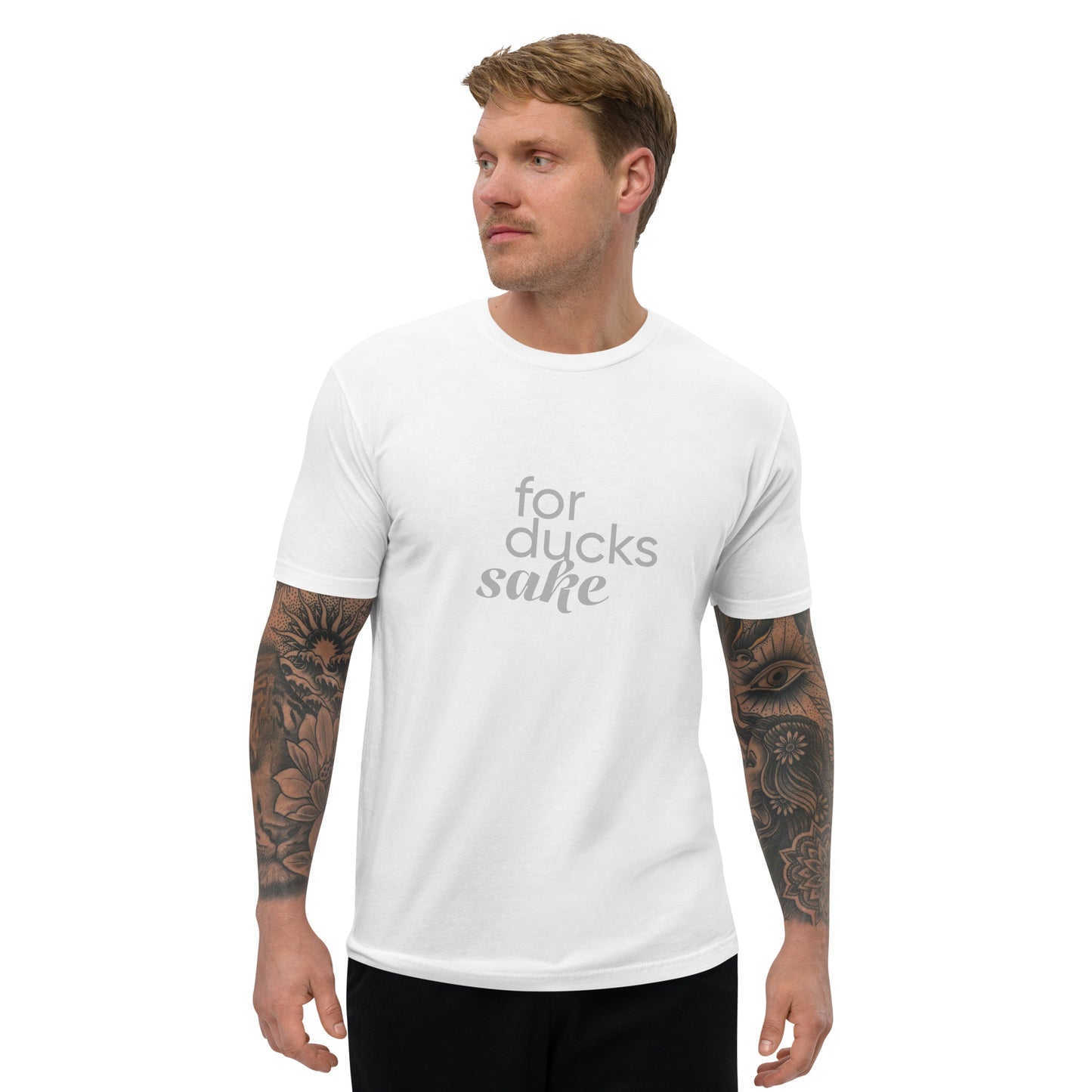 Men's Short Sleeve T-shirt - for ducks sake