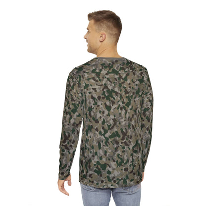 Men's Camo Long Sleeve T-shirt - OG Duck Marsh