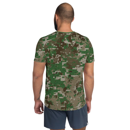 Men's Camo Athletic T-shirt - Juniper Woods