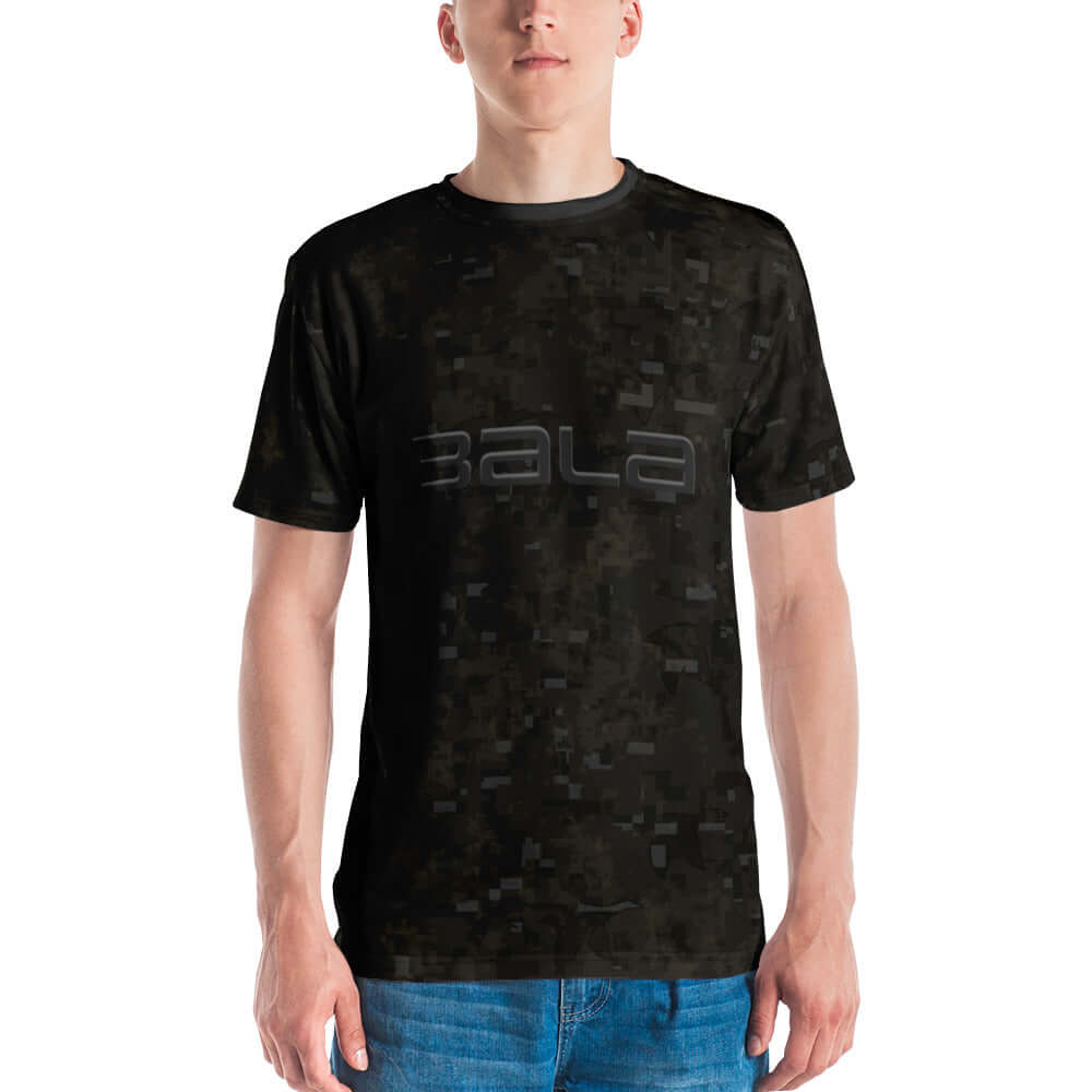 Men's Camo Short Sleeve T-shirt - Midnight Stealth