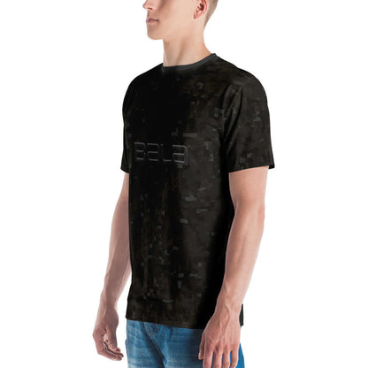 Men's Camo Short Sleeve T-shirt - Midnight Stealth