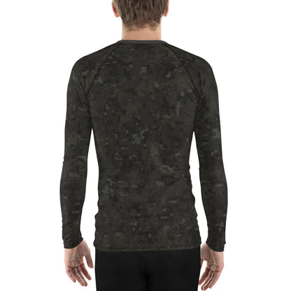 Men's Camo Slim Fit Long Sleeve - Midnight Stealth