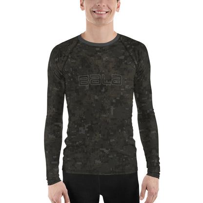 Men's Camo Slim Fit Long Sleeve - Midnight Stealth