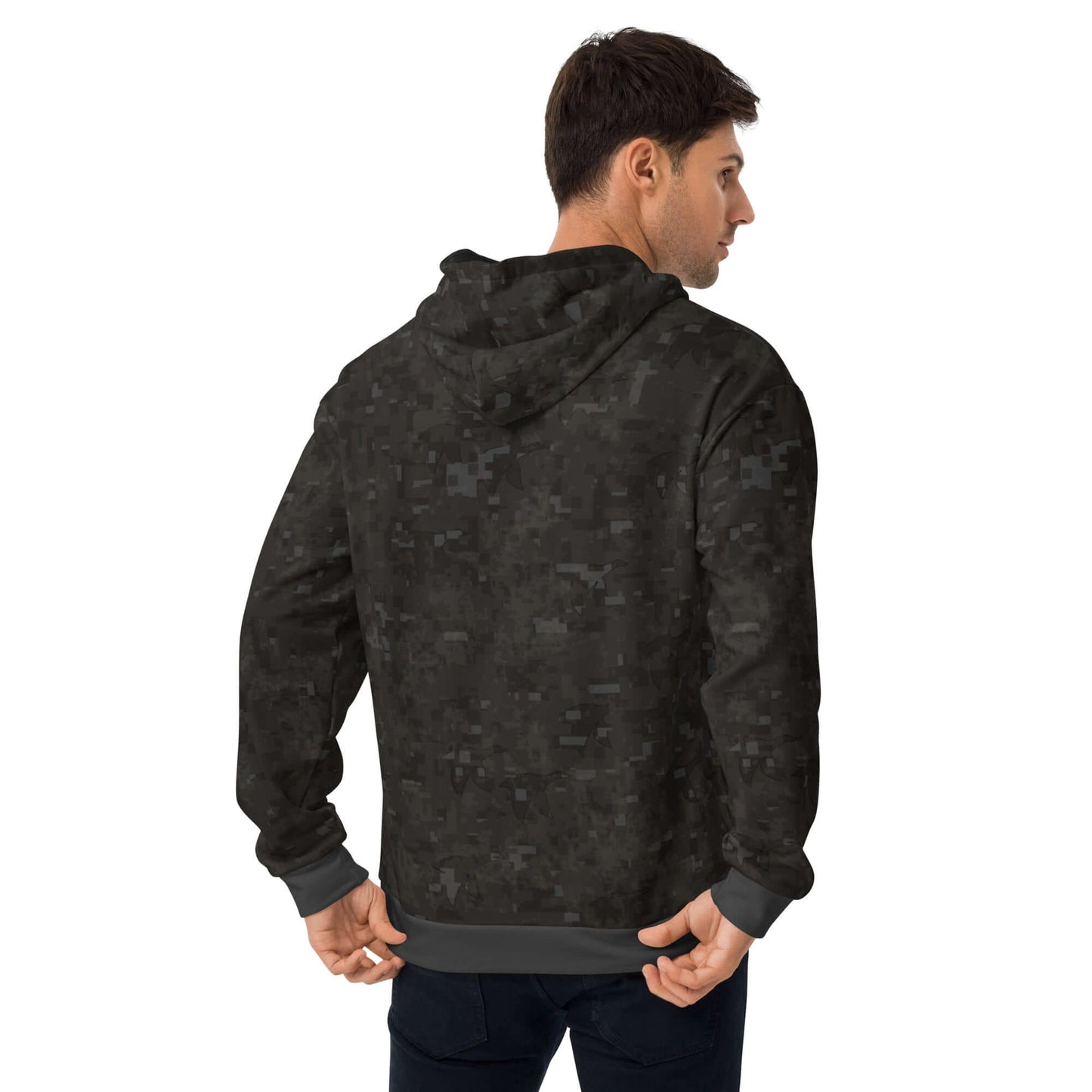 Men's Camo Hoodie - Midnight Stealth