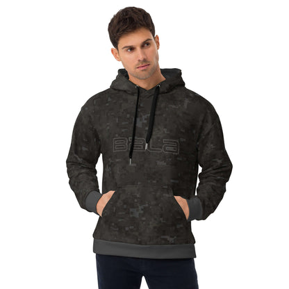 Men's Camo Hoodie - Midnight Stealth