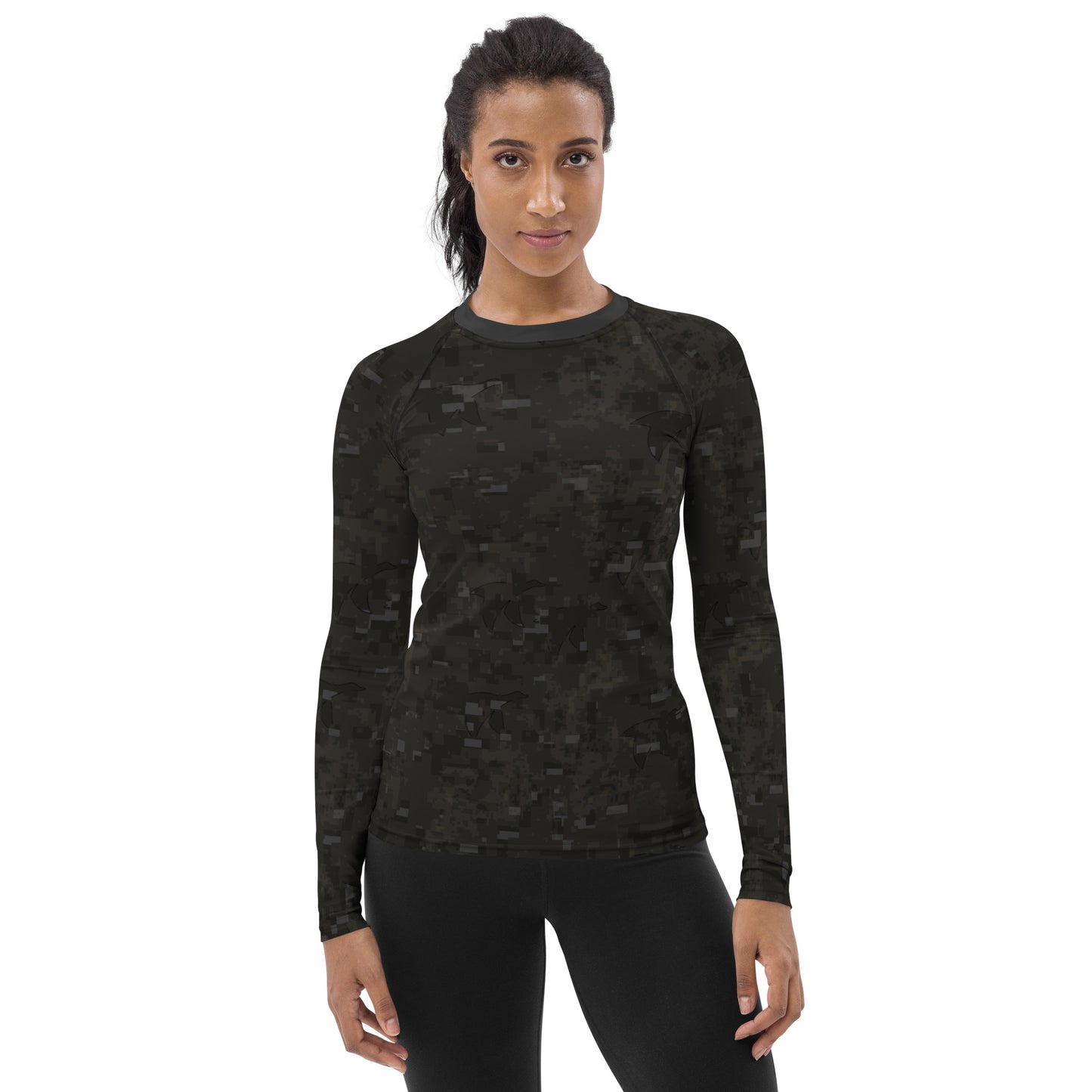 Women's Slim Fit Long Sleeve - Midnight Stealth