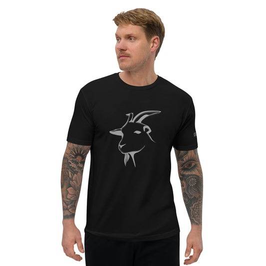 Men's Short Sleeve T-shirt - Grey Goat