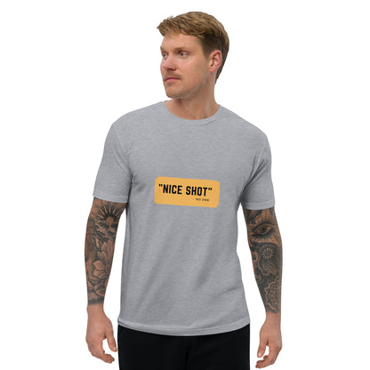 Men's Short Sleeve T-shirt - "Nice Shot"