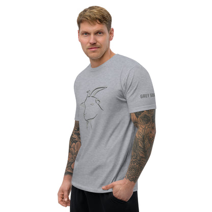 Men's Short Sleeve T-shirt - Grey Goat