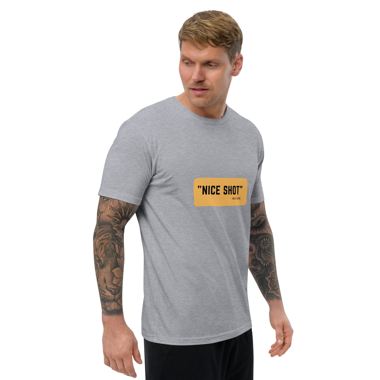 Men's Short Sleeve T-shirt - "Nice Shot"