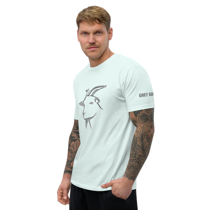 Men's Short Sleeve T-shirt - Grey Goat