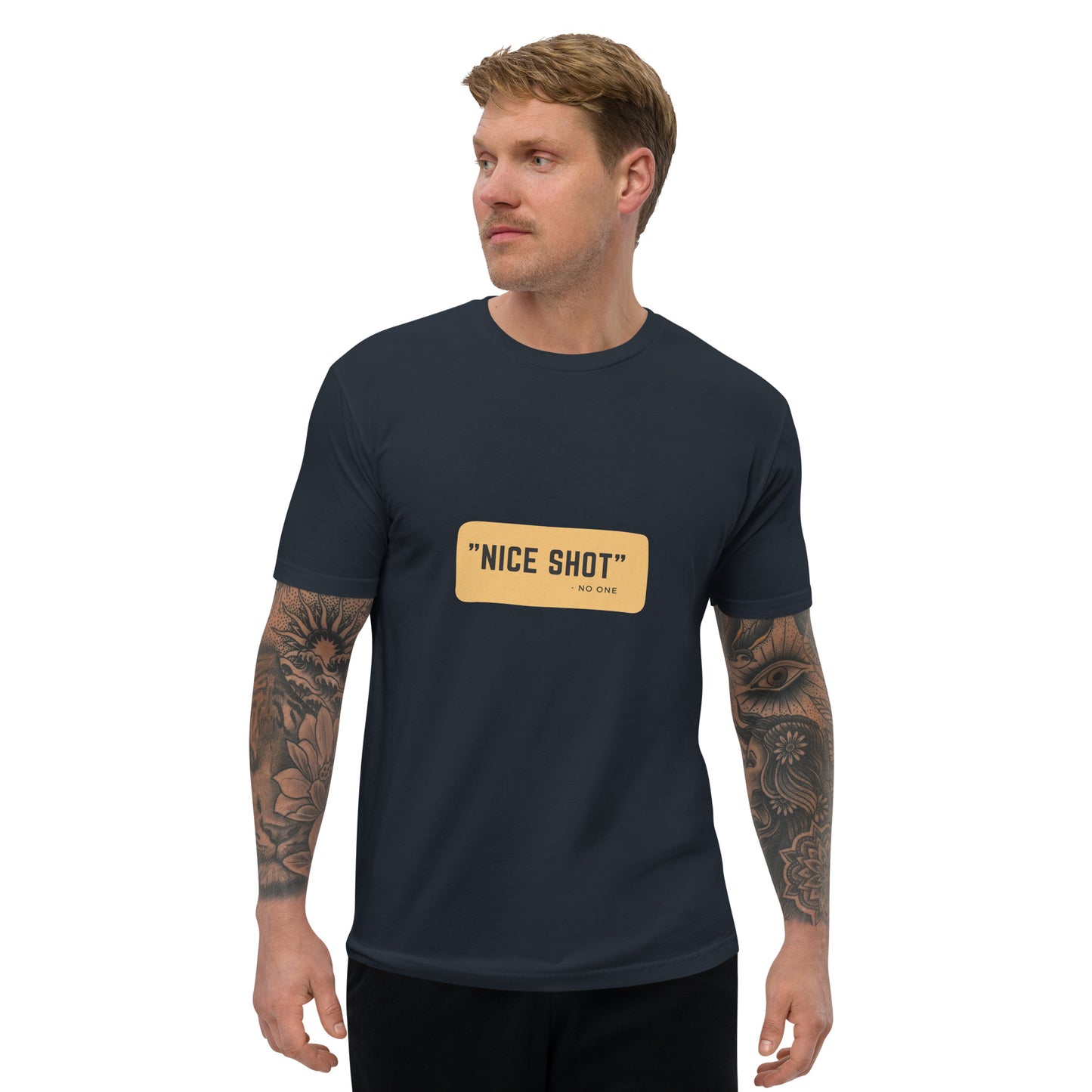 Men's Short Sleeve T-shirt - "Nice Shot"