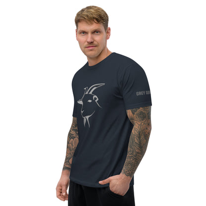 Men's Short Sleeve T-shirt - Grey Goat