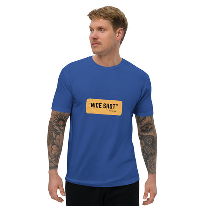 Men's Short Sleeve T-shirt - "Nice Shot"