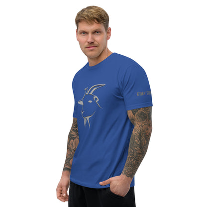 Men's Short Sleeve T-shirt - Grey Goat