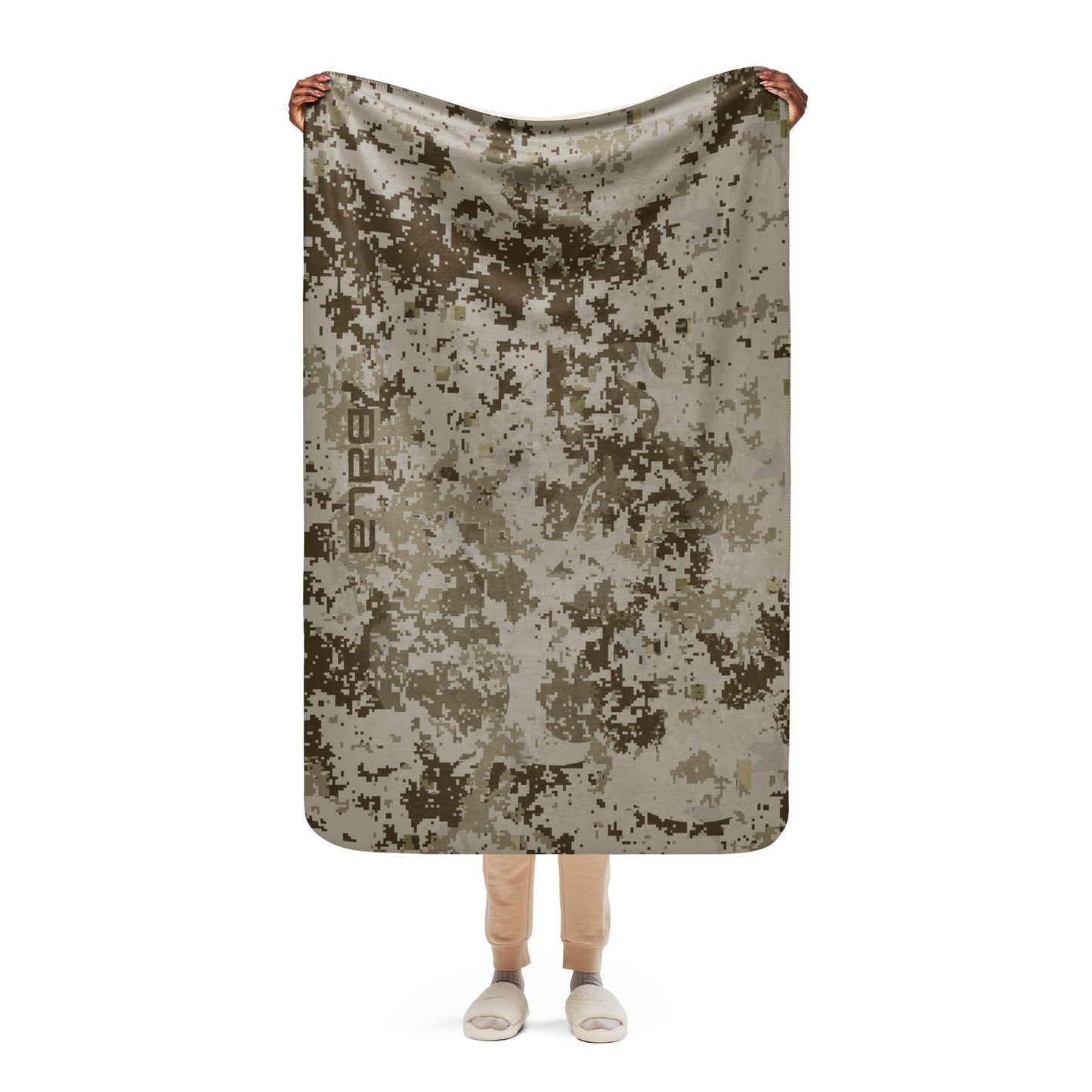 Erie Marsh Sherpa blanket