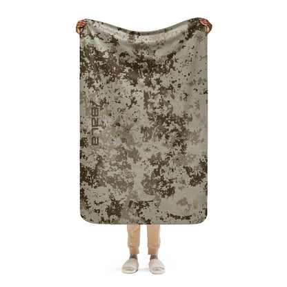 Erie Marsh Sherpa blanket